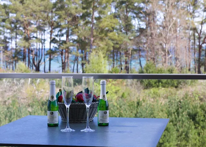 Duenenresidenz Prora - Ferienwohnung Mit Meerblick, 1 Schlafzimmer Und Balkon Np-213